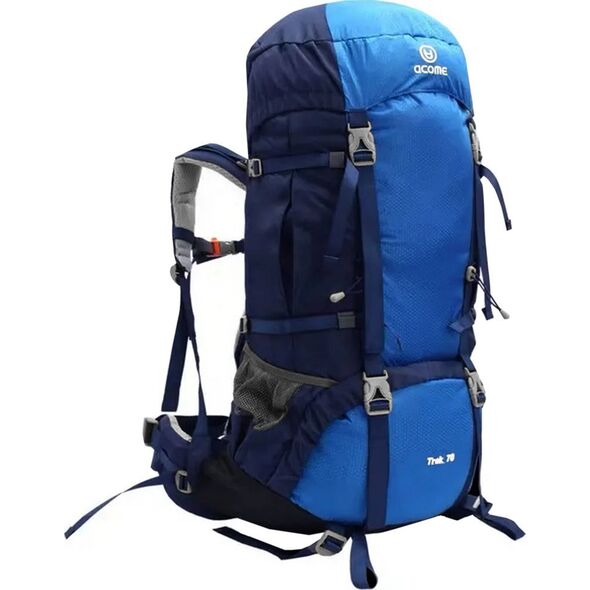 Plecak turystyczny Linkbasic Plecak turystyczny Acome Trek 70L niebieski