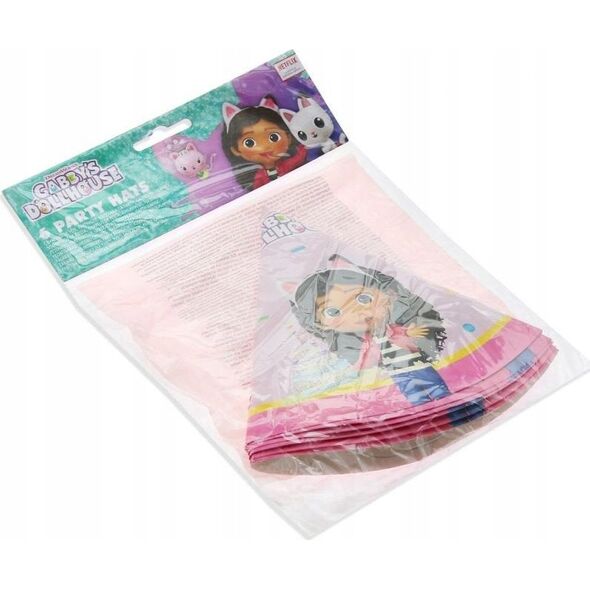 GoDan Czapeczki papierowe Gabby's Dollhouse 6szt