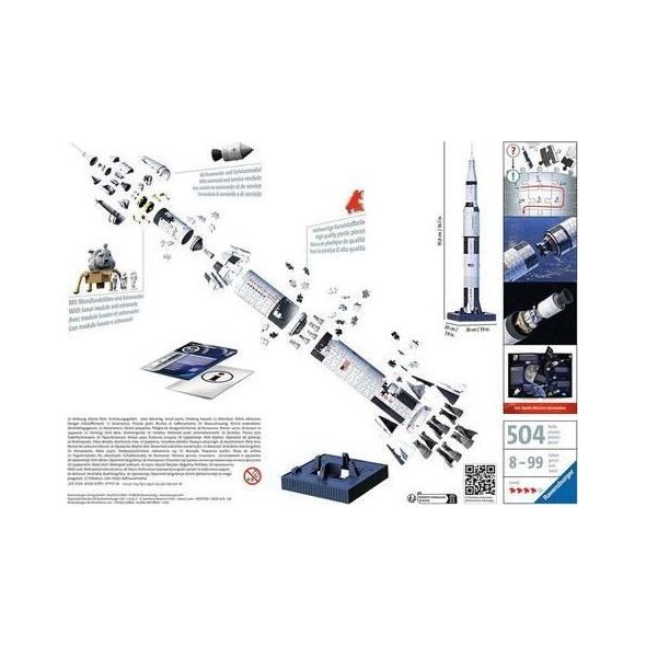 Ravensburger Ravensburger 3D Puzzle Apollo Saturn V Rakete