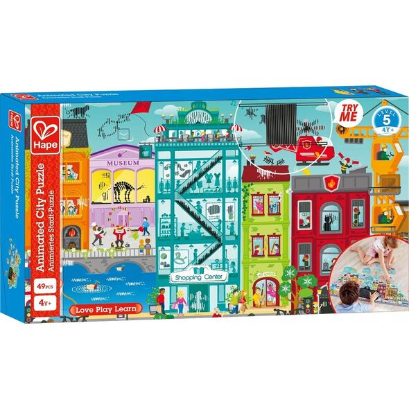 Hape Hape animated city puzzle