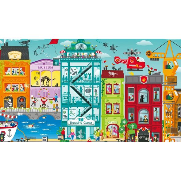 Hape Hape animated city puzzle