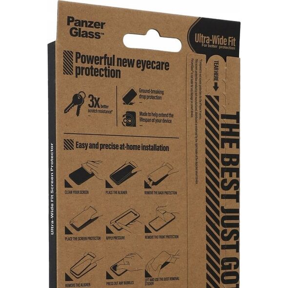 PanzerGlass PanzerGlass Ultra-Wide Fit - szkło antyrefleksyjne z filtrem światła niebieskiego iPhone 15 Pro Max - Gwarancja bezpieczeństwa. Proste raty. Bezpłatna wysyłka od 170 zł.