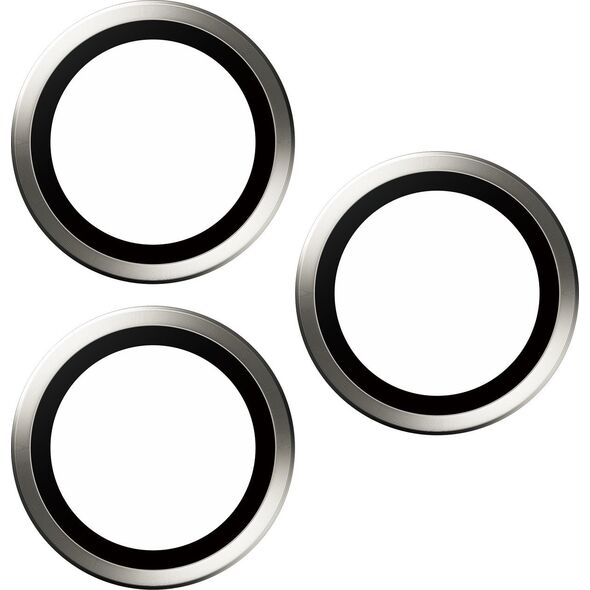 PanzerGlass PanzerGlass Hoops iPhone 15 Pro, Pro Max White Titanium