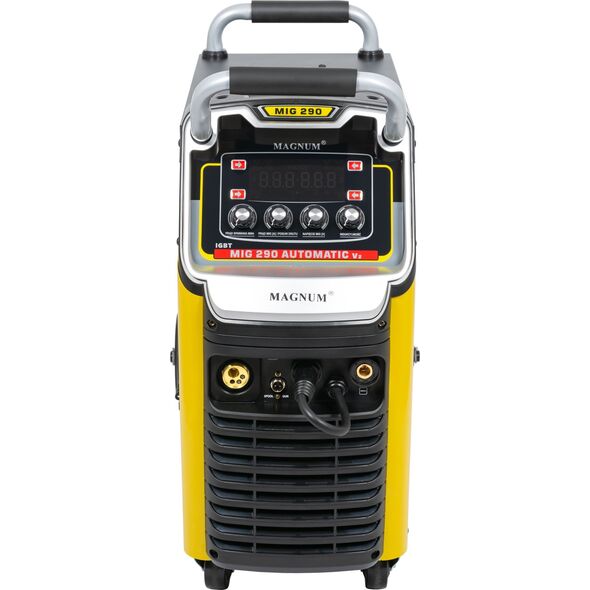 Magnum PÓŁAUTOMAT SPAW.INV. MIG-290 AUTOMATIC v2 MMA, 230V-230A/60%, 400V-280A/60%, 4x4, 230/400V, MB24/5, GP50, MIT, D300