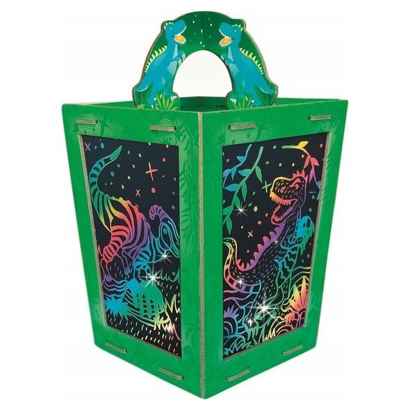 Box Candiy Zestaw kreatywny zdrapka Lampion Dino