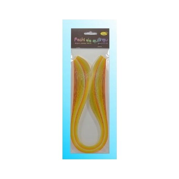 CreativeHobby Paski do quillingu 3mmx50cm żółte 100szt