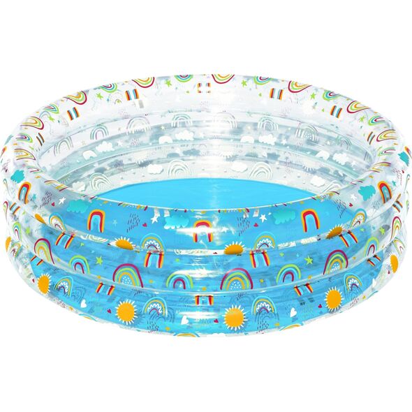 Triton Basen ogrodowy dla dzieci 150x53cm Tropical BESTWAY + Łatka naprawcza
