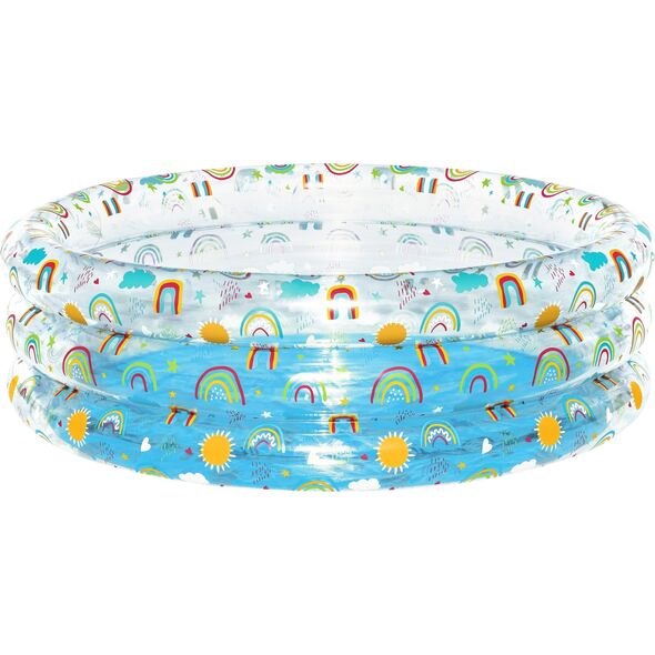 Triton Basen ogrodowy dla dzieci 150x53cm Tropical BESTWAY + Łatka naprawcza