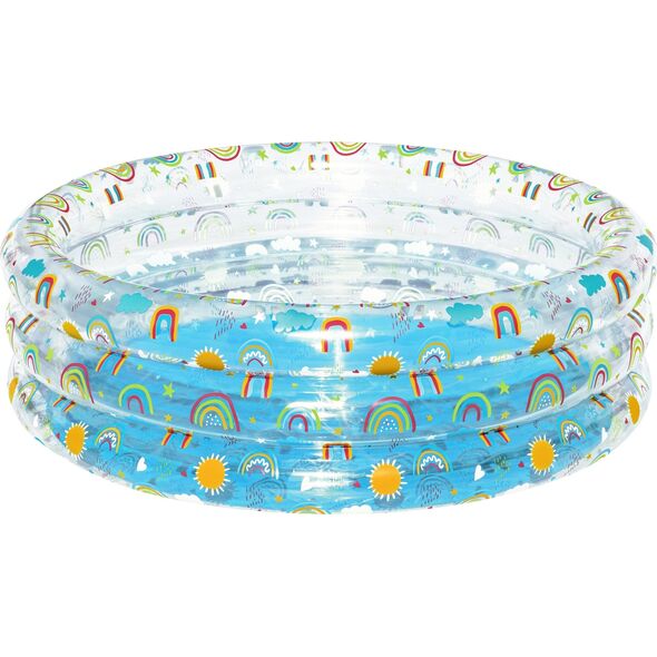 Triton Basen ogrodowy dla dzieci 150x53cm Tropical BESTWAY + Łatka naprawcza