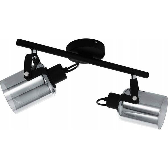 Lampa wisząca EGLO SPOT LIGHT BERREGAS 2XE27 BLACK/CHROME