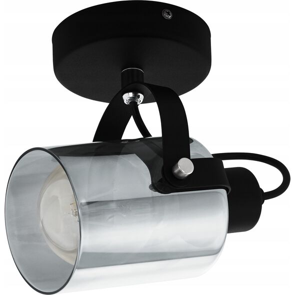 EGLO SPOT LIGHT BERREGAS E27 BLACK/CHROME