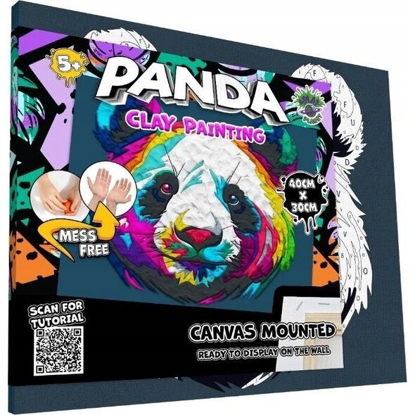 Planet Zestaw do wyklejania plastelin± - Panda