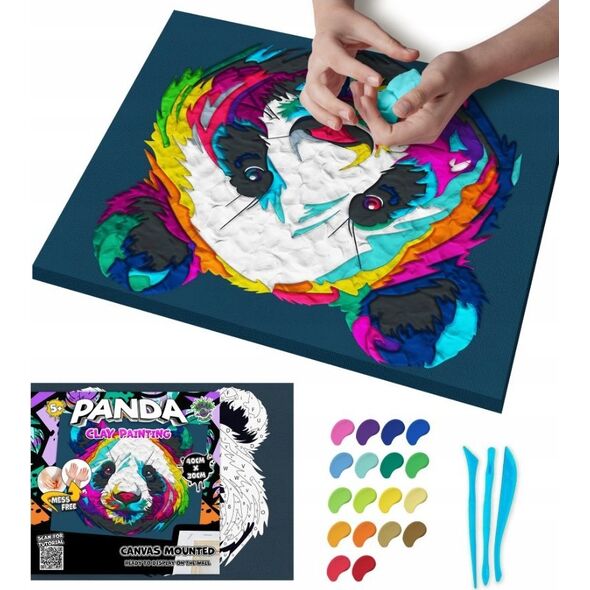Planet Zestaw do wyklejania plastelin± - Panda