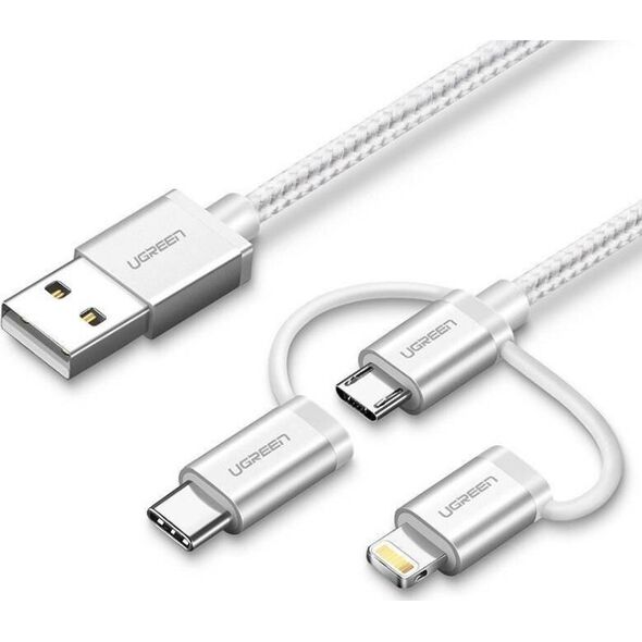 Kabel USB Ugreen UGREEN 3-in-1 USB2.0-A Multifunction Cable