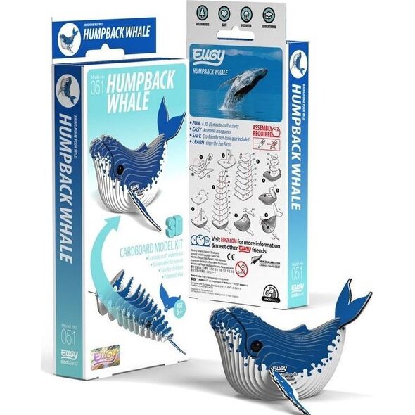 Fat Brain Toys Wieloryb Humbak Eugy. Eko Układanka 3D