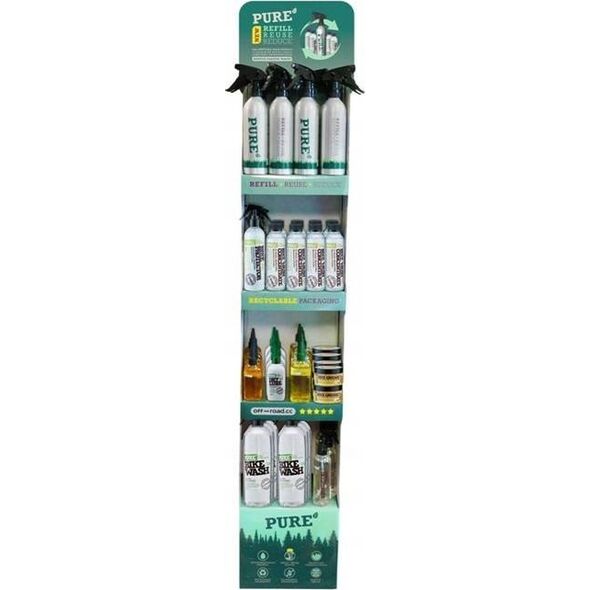 Weldtite Stand sklepowy WELDTITE PURE SHOP STAND STOCK, Zestaw 70szt. produktów WELDTITE PURE (DWZ)