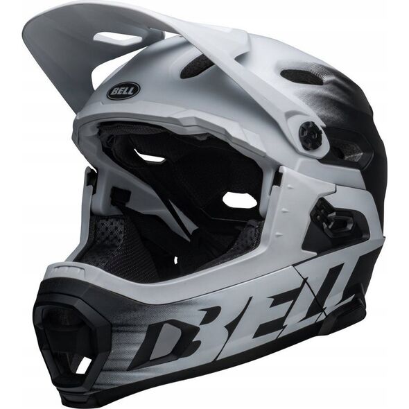 Bell Kask full face BELL SUPER DH MIPS SPHERICAL matte black white roz. L (59-63 cm) (NEW)