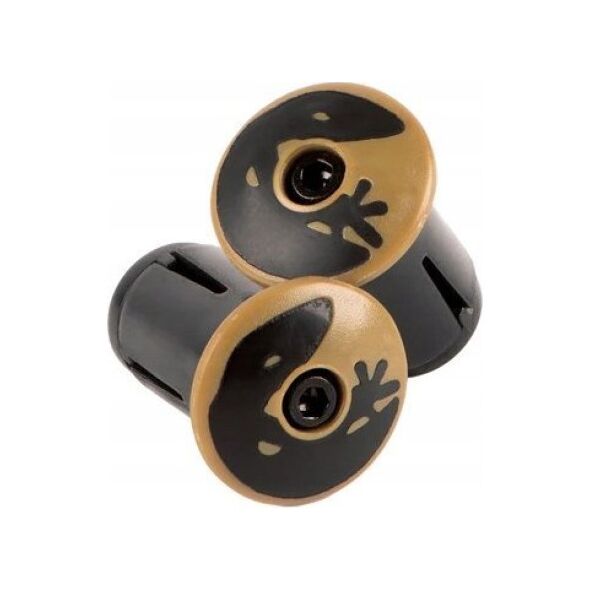 Lizard Skins Korki do kierownicy LIZARDSKINS Road Bar End Plugs - Vegas Gold para (NEW)