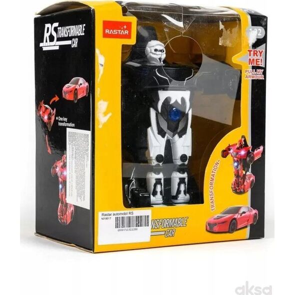 Rastar RASTAR transformable car RC 1:32 Black/Yellow/Red/Blue, 61800