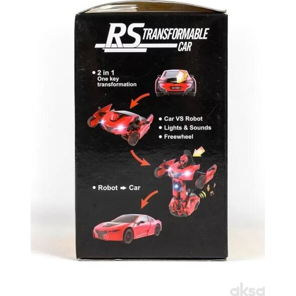 Rastar RASTAR transformable car RC 1:32 Black/Yellow/Red/Blue, 61800