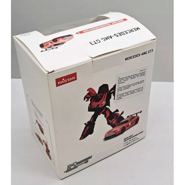 Rastar RASTAR Die cast 1:32 Mercedes-Benz GT3 AMG transformable car with light and sound, 62300