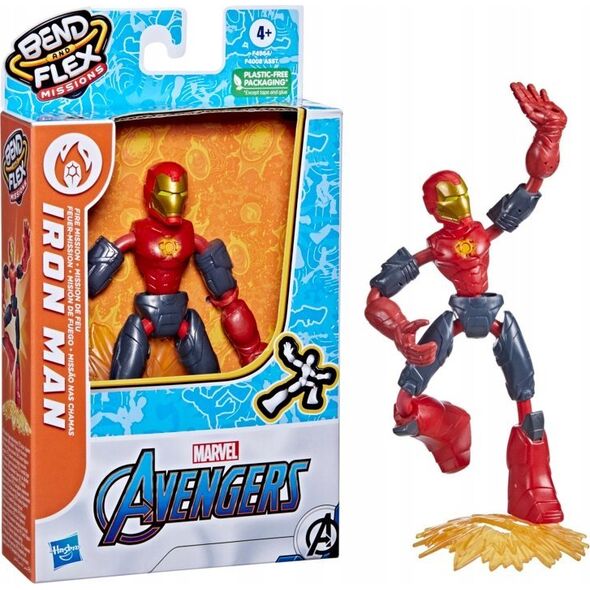Figurka Avengers AVENGERS Figure Bend and Flex, 15 cm