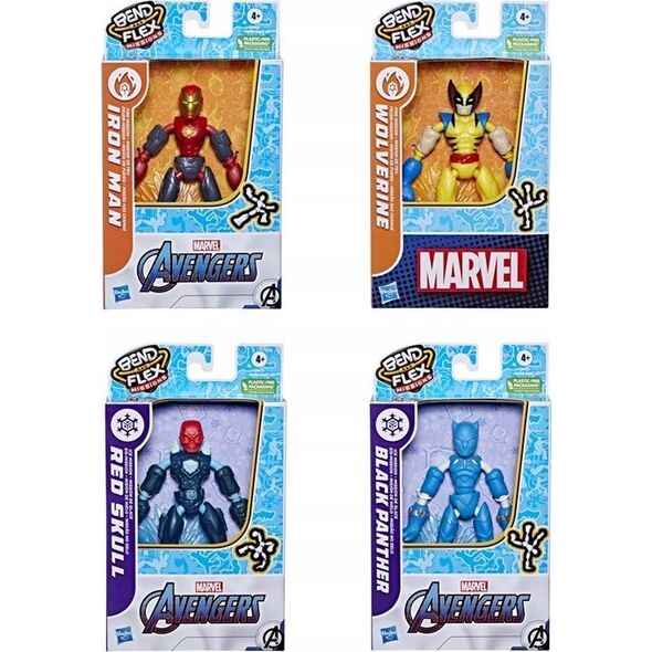Figurka Avengers AVENGERS Figure Bend and Flex, 15 cm