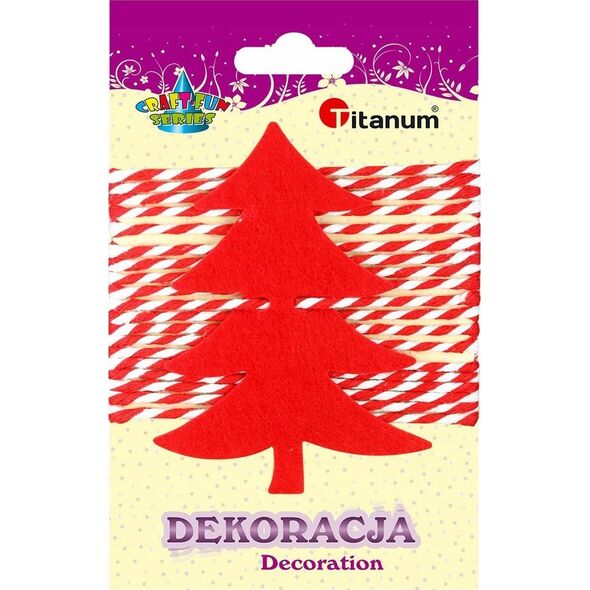 BaByliss Filcowa choinka czerwona