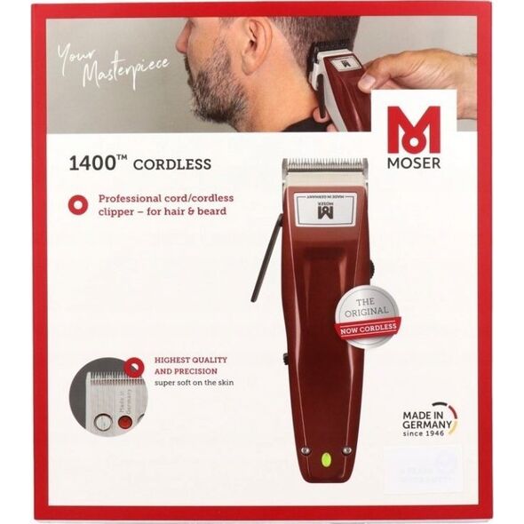 Maszynka do włosów Moser MOSER 1430-0050, 1400 Cordless Hair clipper
