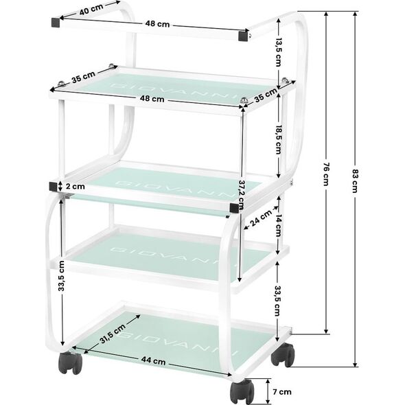 Activeshop Stolik kosmetyczny typ 1012 Giovanni