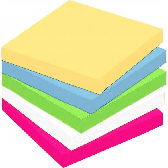 Interdruk Kostka papierowa kolorowa 83x83x35mm klejona
