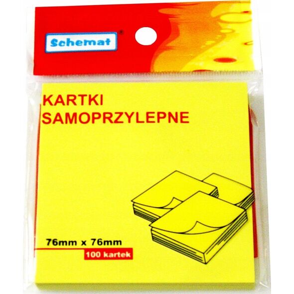 Post-it Karteczki samoprzylepne 76x76mm 100szt