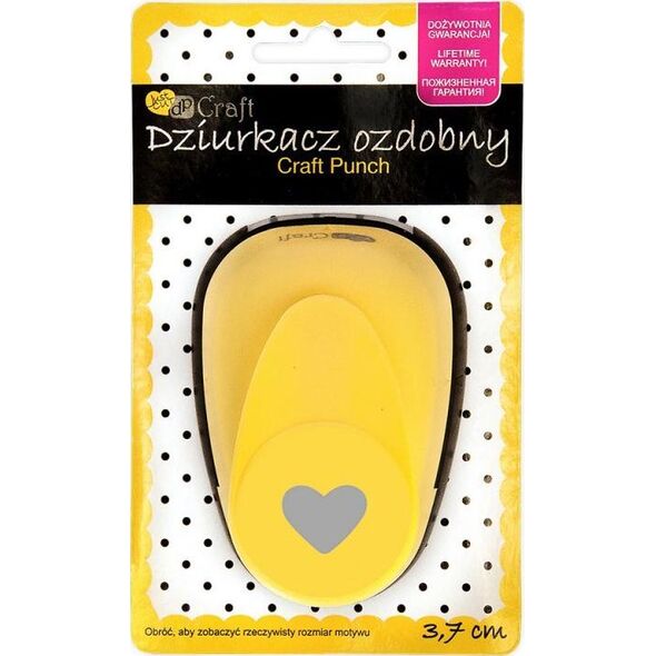 DP Craft DZIURKACZ OZDOBNY 3,7CM JCDZ-115-023 SERCE