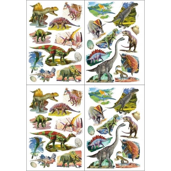 Craft with Fun Naklejki 3D dinozaury MIX