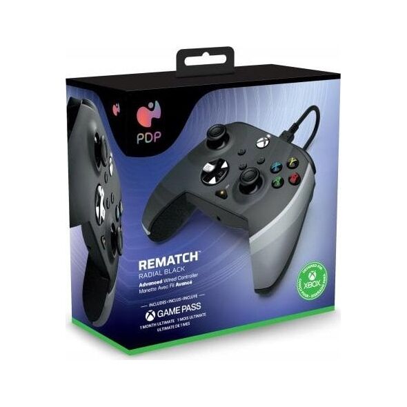 Pad PDP PDP Radial Black Rematch Controller Xbox Series X/S & PC