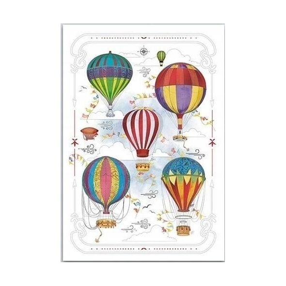 DA VINCI Karnet 12x18 cm B-BD 502 080 + koperta Balony