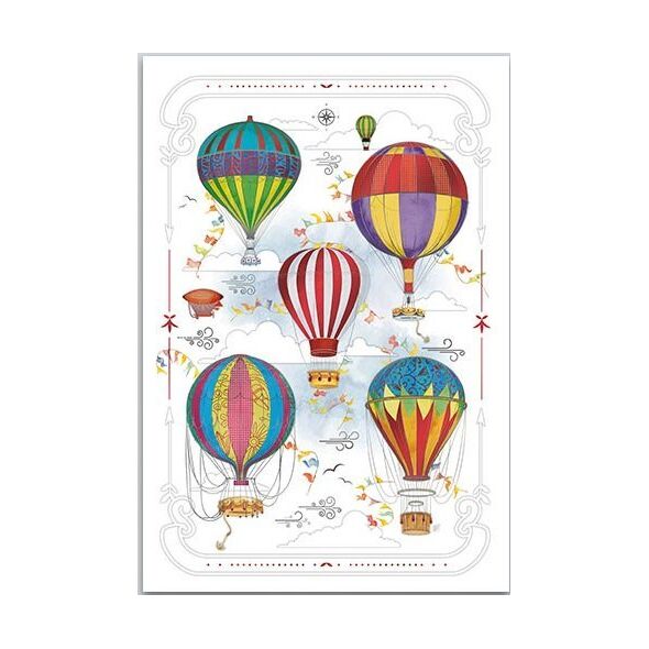 DA VINCI Karnet 12x18 cm B-BD 502 080 + koperta Balony