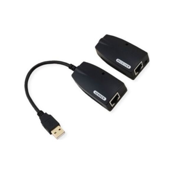 Kabel USB Value VALUE Przedłużacz USB 2.0 przez RJ45, maks. 50m