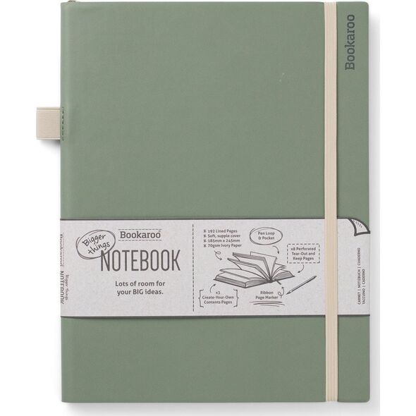 Peter Pauper Press Bookaroo Notatnik Journal duży - Zielony