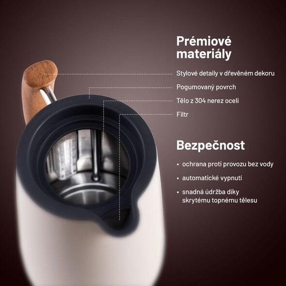 Czajnik Lauben Electric Kettle 17CR
