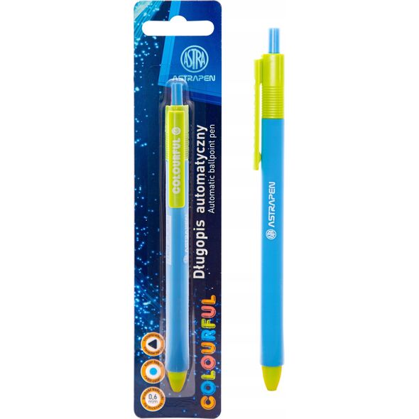 Astra Długopis automatyczny Colorful 0,6mm ASTRA