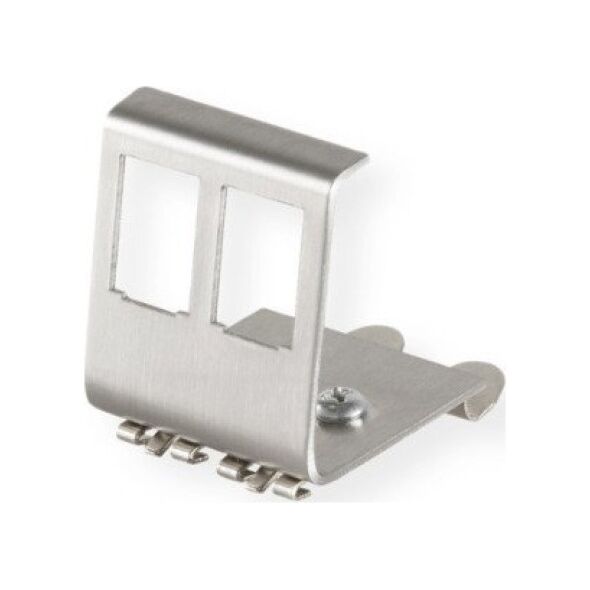 Value VALUE - adapter na szynę DIN pusty, dla 2 keystonów