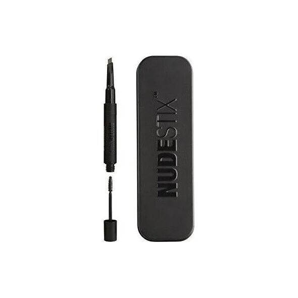 Nudestix Nudestix, Brow Stylus, Waterproof, Double-Ended, Eyebrow Cream Pencil & Gel 2-In-1, Ash Brown, 0.2 g For Women