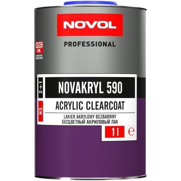 Novol LAKIER BEZBARWNY NOVAKRYL 590 2:1 1L