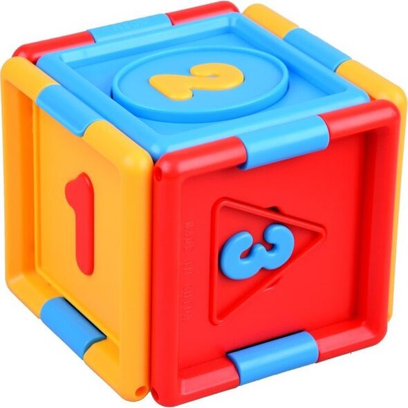 HOLA Edukacyjna rozkładana Kostka logiczna ZA4539
