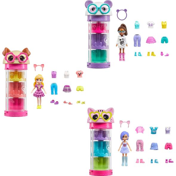 Mattel Mados priedų ir spintos rinkinys Polly Pocket