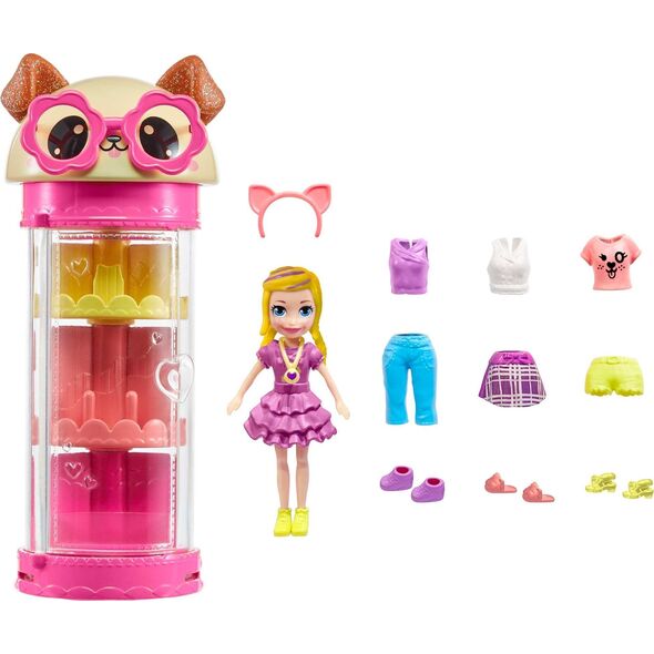 Mattel Mados priedų ir spintos rinkinys Polly Pocket