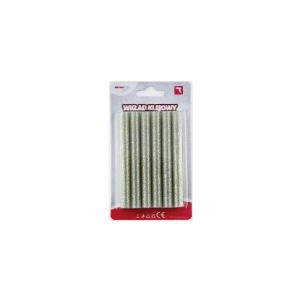 Wkłady klejowe BREWIS Wkład klejowy brokatowy srebrny 11mmx10cm 6szt