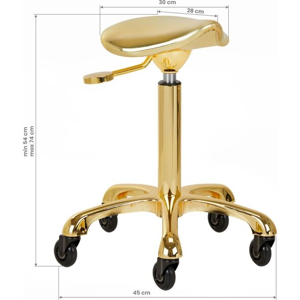 Activeshop Gabbiano taboret Fine Gold Roll Speed