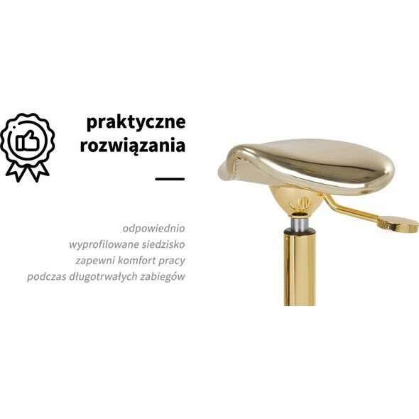 Activeshop Gabbiano taboret Fine Gold Roll Speed